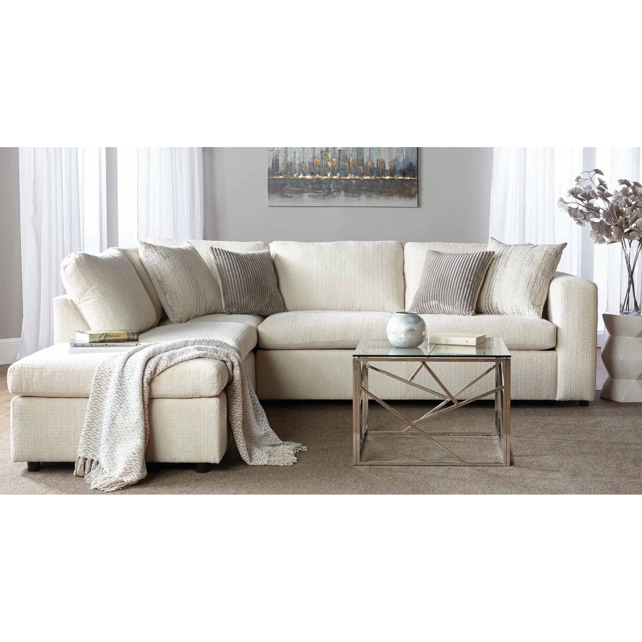 Serta Upholstery by Hughes Furniture 1100 Casual Contemporary Sectional